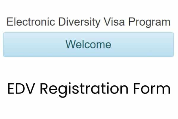 DV 2024 Registration Form