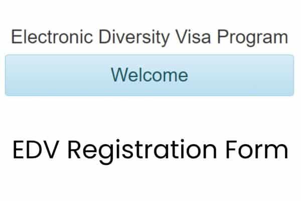 DV 2025 Registration Form