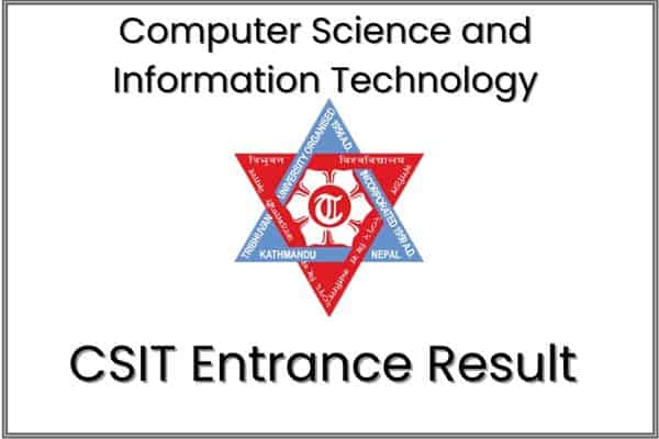 csit entrance result
