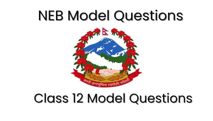 class 12 model questions